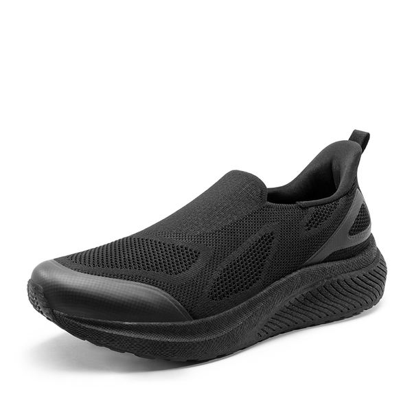 [ALLSWIFIT PACE] Men's Breathable Slip-On Sneakers - ALL BLACK -  0